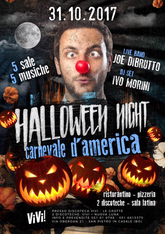 halloween-2016-LOCANDINA-special guest IVO MORINI-hip hop reggaeton BECKYJ-COMMERCIALE HOUSE MUSIC MICHELE FINESSI DJ